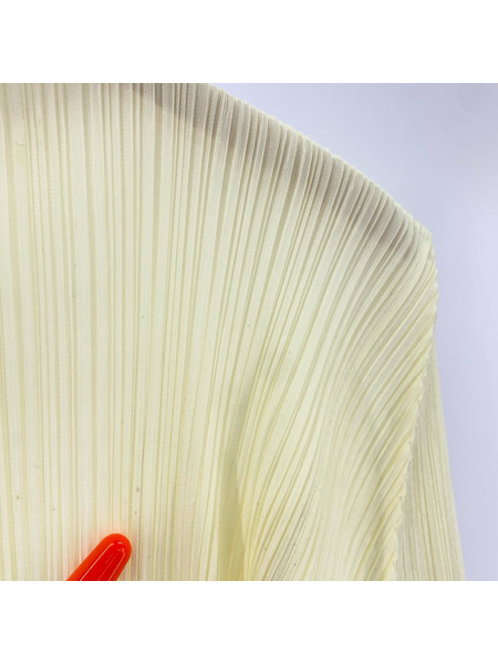 PLEATS PLEASE 長袖Tシャツ・カットソー アイボリー (3)