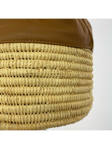ハンドバッグ KECH Les ESSENTIELS/レザーコンビカゴバッグ[値下]