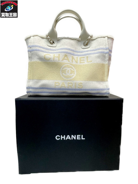 CHANEL 25C ドーヴィルGM キャンバストートバッグ