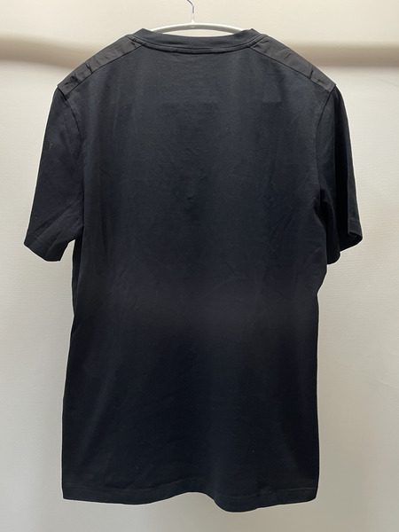 PRADA ラバーロゴVネックTee M 黒 578139 TEV48