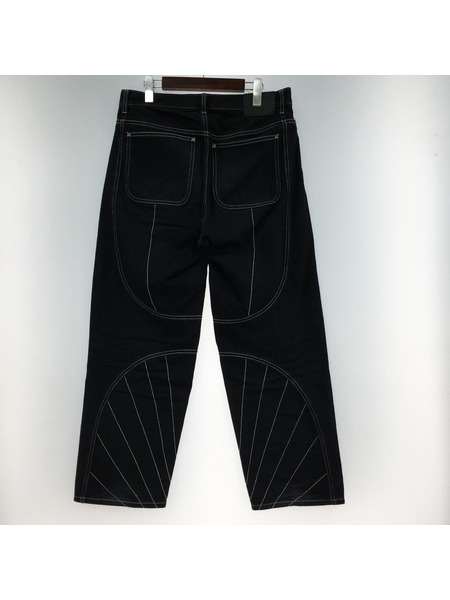 Supreme 23AW Radial Embroidered Loose Fit Jean ブラックデニム 30