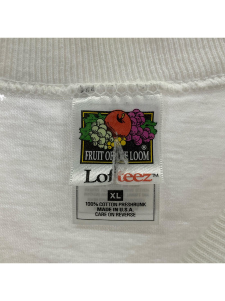 OLD・VINTAGE 90s SAVE THE RAINFOREST S/Sカットソー 白 (XL)