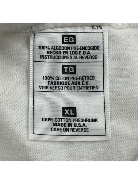 OLD・VINTAGE 90s SAVE THE RAINFOREST S/Sカットソー 白 (XL)