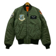 ALPHA ミリタリージャケット MA-1 ワッペン