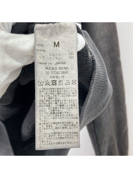 REMI RELIEF 両Ｖスウェット Ｍ[値下]