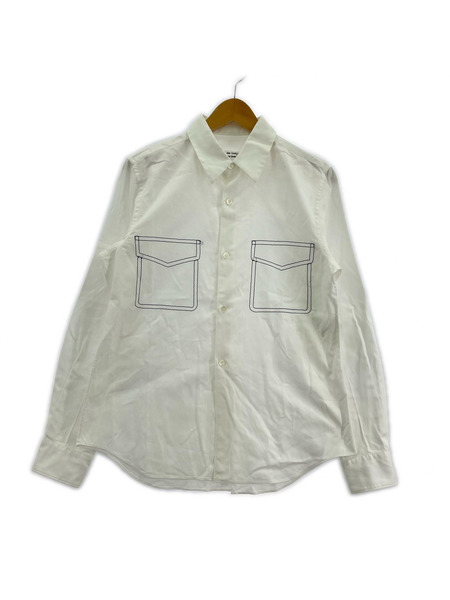 COMME des GARCONS　シャツ　ホワイト　M RO-B006