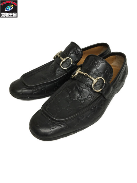 靴 GUCCI/GG柄/ホースビットローファー/41/147825[値下]