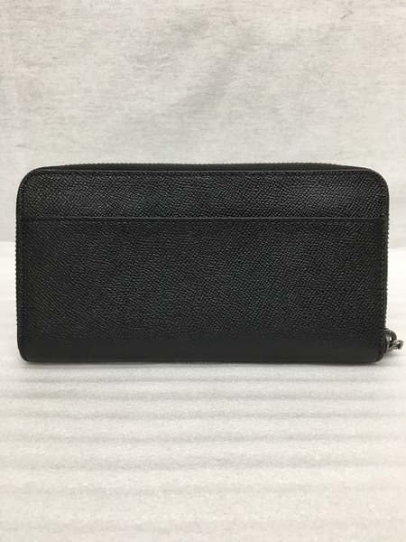 COACH ラウンドウォレット 長財布 25607 ブラック｜商品番号