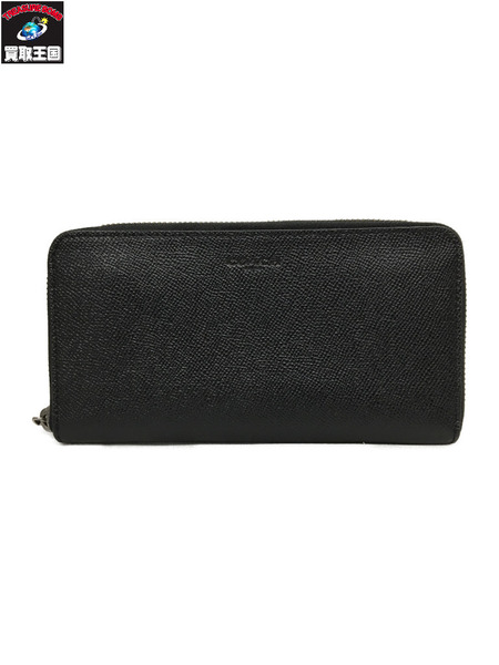 COACH ラウンドウォレット 長財布 25607 ブラック｜商品番号