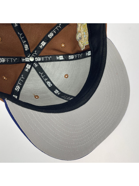 NEW ERA キャップ LA 59FIFTY ブラウン