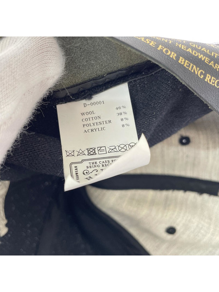 キャップ THE H.W.DOG&CO. ウール ベースボールキャップ 黒