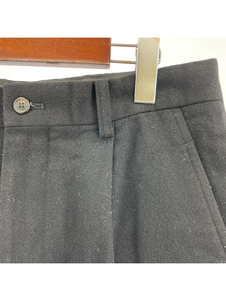 ISSEY MIYAKE パンツ 96AWウールナイロントラウザーパンツ L ブラック