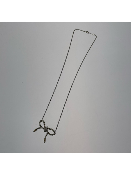アクセサリー Tiffany&Co 925 750 ネックレス ツイストリボン