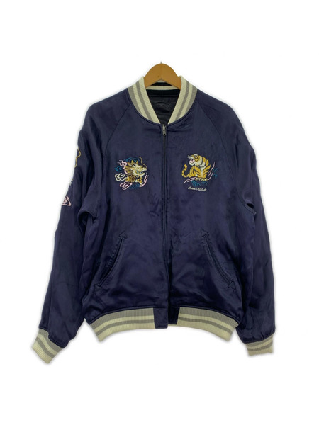 AVIREX SOUVENIR JACKET DRAGON&CHERRY BLOSSOMS L