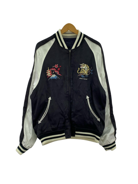 AVIREX SOUVENIR JACKET DRAGON&CHERRY BLOSSOMS L
