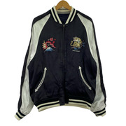 AVIREX SOUVENIR JACKET DRAGON&CHERRY BLOSSOMS L