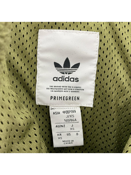 adidas ダウンジャケット レイヤードダウンジャケット カーキ XS