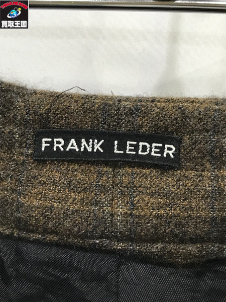 FRANK LEDER チェックパンツ/メンズ/ボトムス/茶[値下]