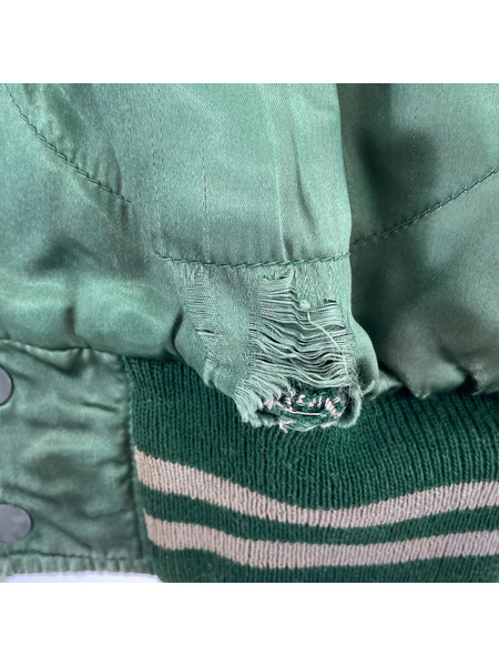 ジャケット sporting goods スタジャン グリーン 38[値下]