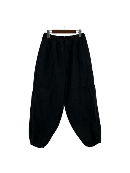 Yohji Yamamoto パンツ POUR HOMME ワイドコットンパンツ(3)黒