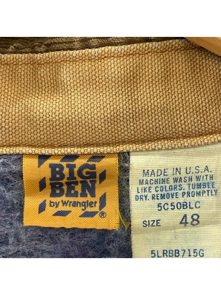 Wrangler ジャケット BIG BEN/ダックカバーオール/48/ブランケット付