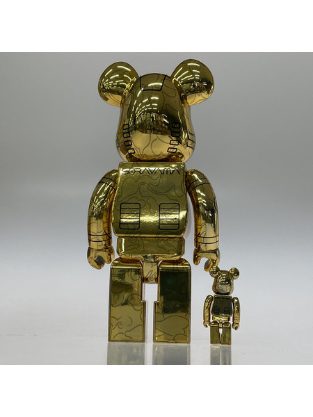 エイプ×ハジメ　ベアブリック　400&100[値下]