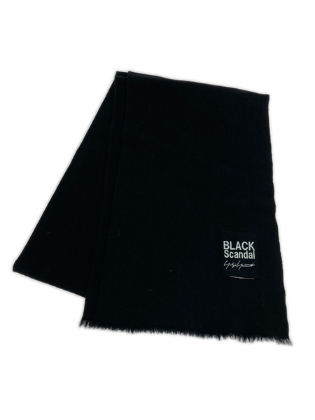 Yohji Yamamoto ソノ他 マフラー BLACK Scandal BLK