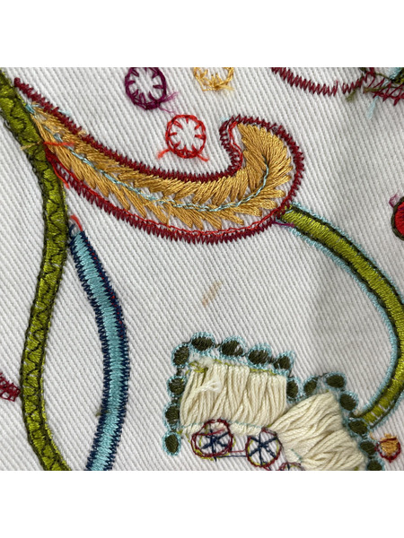 CHICO'S DESIGN 総柄ジャケット ホワイト 1