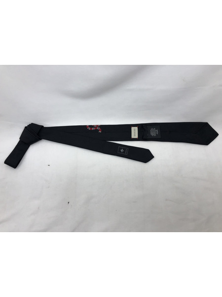 メンズラグ衣料 キングスネーク アンダーノット ネクタイ/ブラック