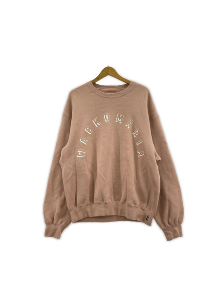 WACKO MARIA 26SS MIDDLE WEIGHT CREW NECK SWEAT SHIRT M ピンク