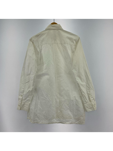 Ground Y 長袖シャツ 前立テタブシャツ 1 ホワイト