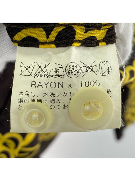 SUN SURF 半袖シャツ SizeM BLK 総柄