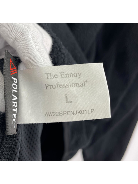 ennoy Polartec City Fleece Jacket L ブラック AW22BRENJK01LP