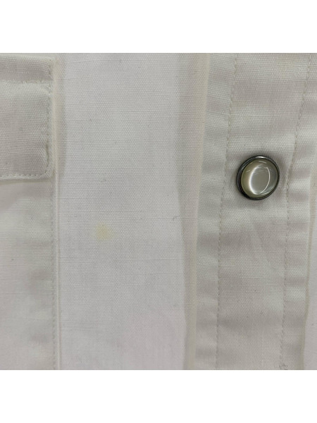 RRL 長袖シャツ ウエスタンシャツ M 白