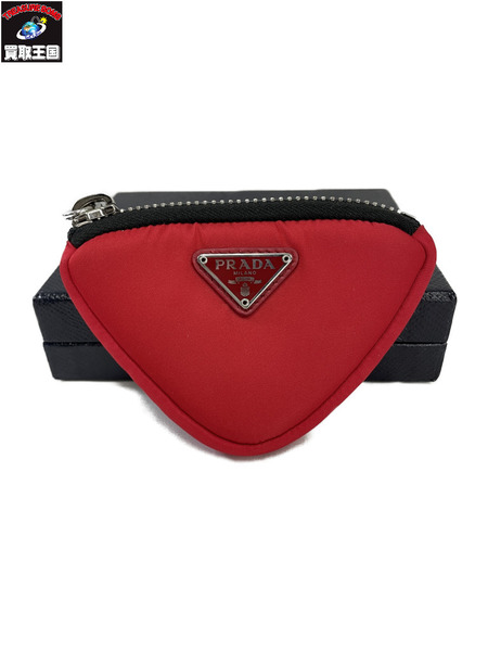 小物 PRADA トライアングル ミニポーチ 1TT109