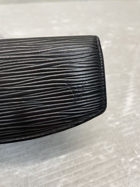 LOUIS VUITTON エピ ポルトモネ サーンプル コインケース 黒 M63412 CA1908[値下]