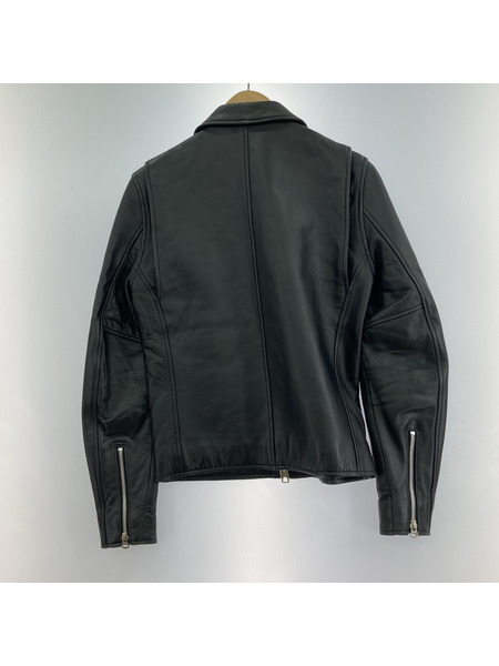 schott レザージャケット nano univers別注 羊革 シングルライダース（S
