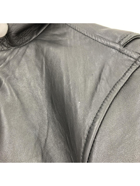 schott レザージャケット nano univers別注 羊革 シングルライダース（S