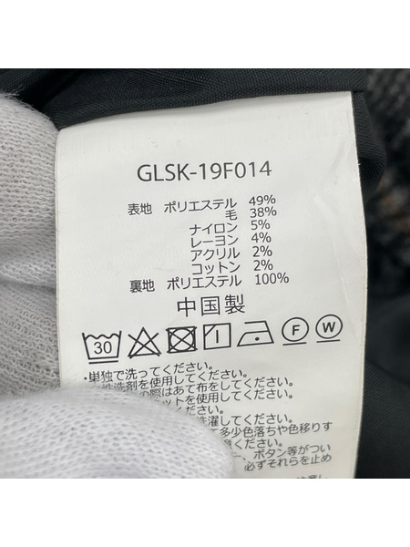 Gramicci ロングスカート ウールチェックスカート