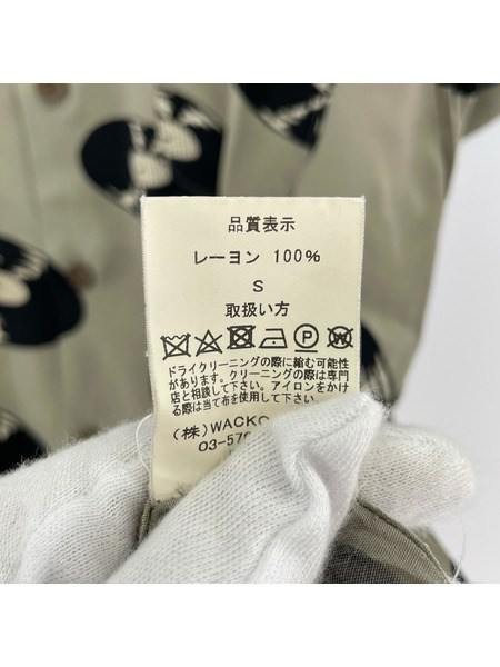 WACKO MARIA 半袖シャツ MINEDENIM20ss アロハシャツ レコード柄