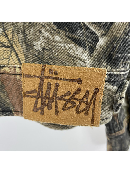 STUSSY 23AW ZIP WORK JACKET REALTREE EDGE S 115683P[値下]