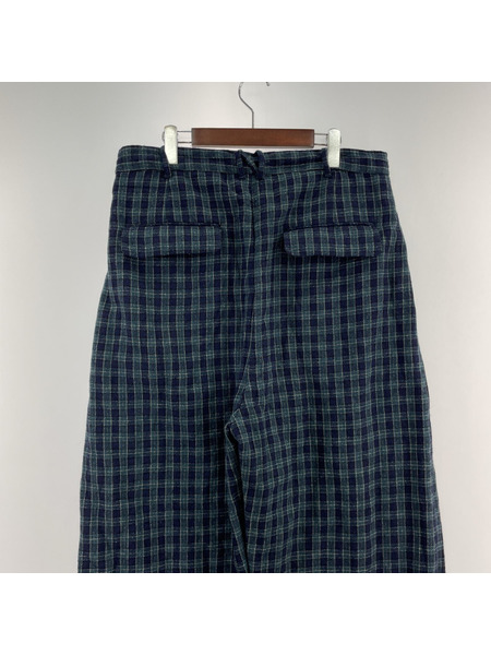 NICENESS パンツ 21AW PETER ウールチェックパンツ L