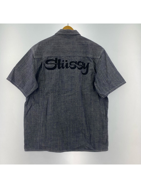 STUSSY 半袖シャツ デニムS/Sシャツ