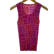 PLEATS PLEASE ソノ他 ブロック柄 ピンク (3)