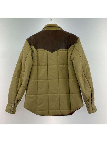 SUGAR CANE ダウンジャケット レザーヨーク