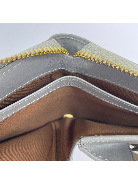 コンパクトウォレット mura ラウンドジップ GRY