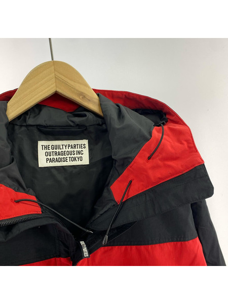 WACKO MARIA マウンテンパーカ 赤/黒