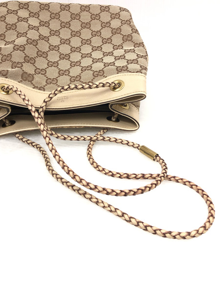 GUCCI GGキャンバス ハンドバッグ ベージュ 109143