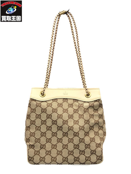 GUCCI GGキャンバス ハンドバッグ ベージュ 109143