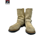 RED WING 08年製 8268 スウェードエンジニアブーツ 8 1/2 ベージュ